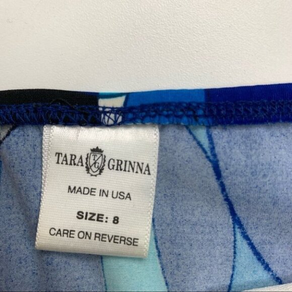 Tara Grinna Blue Kaleidoscope 2 piece Swim Bikini - Picture 4 of 7